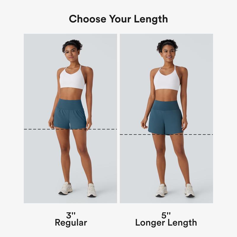 2-Piece High-Waist Yoga Shorts Set