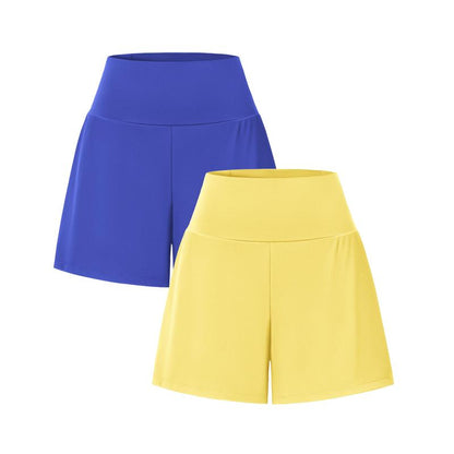 2-Piece High-Waist Yoga Shorts Set