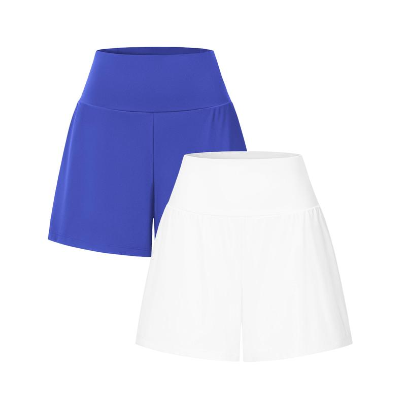 2-Piece High-Waist Yoga Shorts Set
